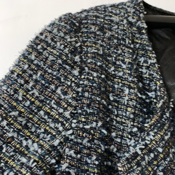 Elvi Wool Blend Multicolor Tweed Blazer - Picture 2 of 10